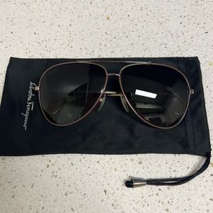 Unisex, new, Salvatore Ferragamo aviator sunglasses